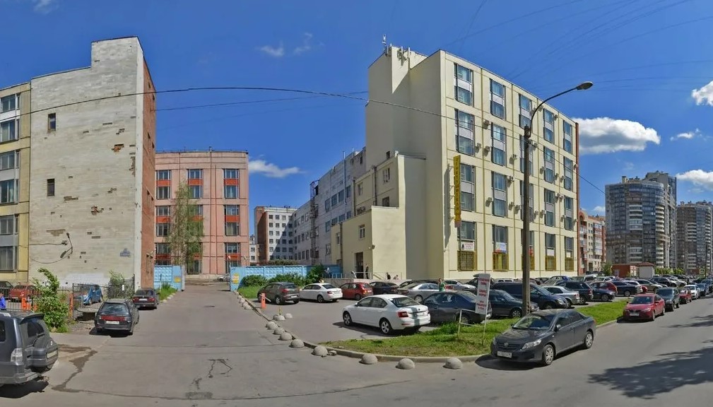 фасад дома, здание по адресу г Санкт-Петербург, ул Киришская, д 2 литера А